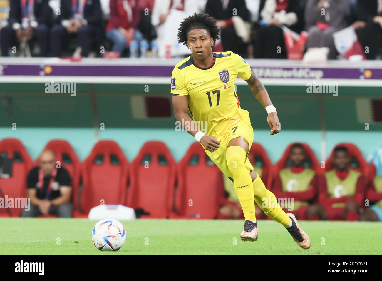 Ecuador National Team 2022-23 Qatar World Cup Ángelo Preciado #17 Awa -  Praise To Heaven