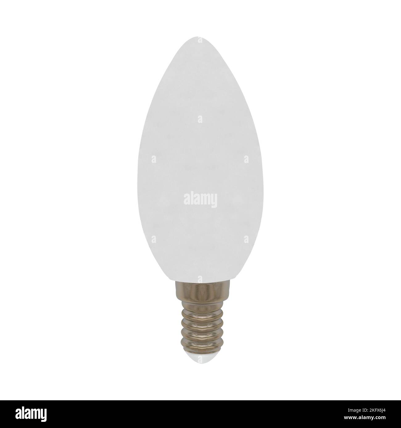 LED light bulb isolated on white background from side Stock Photo Alamy