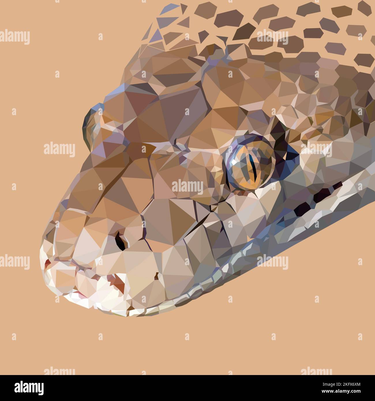 3d render snake hi-res stock photography and images - Alamy