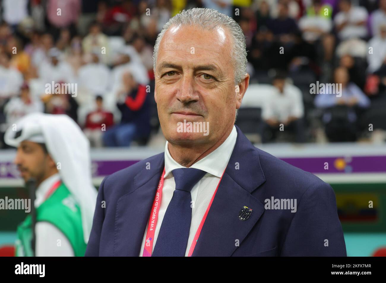 Al Khor, Qatar. 20th Nov, 2022. Gustavo Alfaro Head Coach of Ecuador