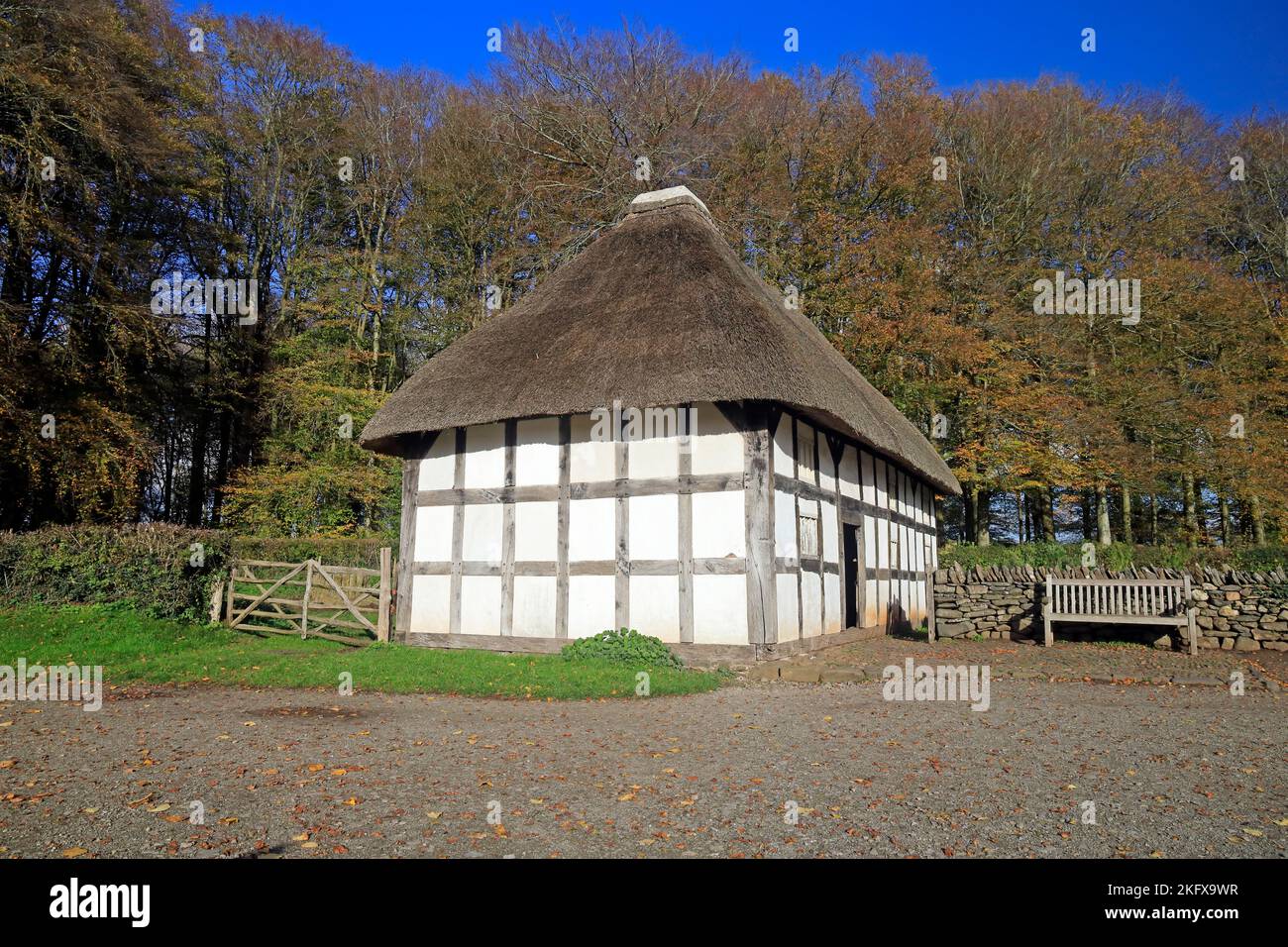 Abernodwydd Farmhouse   Cottage. St Fagans National Museum Of Histor 