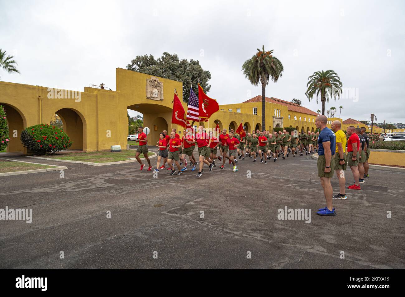 U S Marines With Marine Corps Recruit Depot Mcrd San Diego Lead The