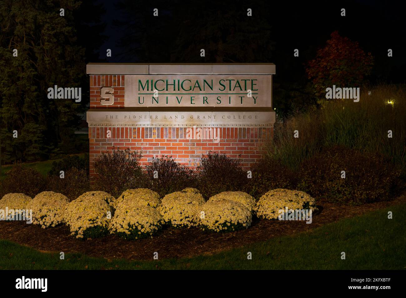 East Lansing MI October 29, 2022 Michigan State University entrance