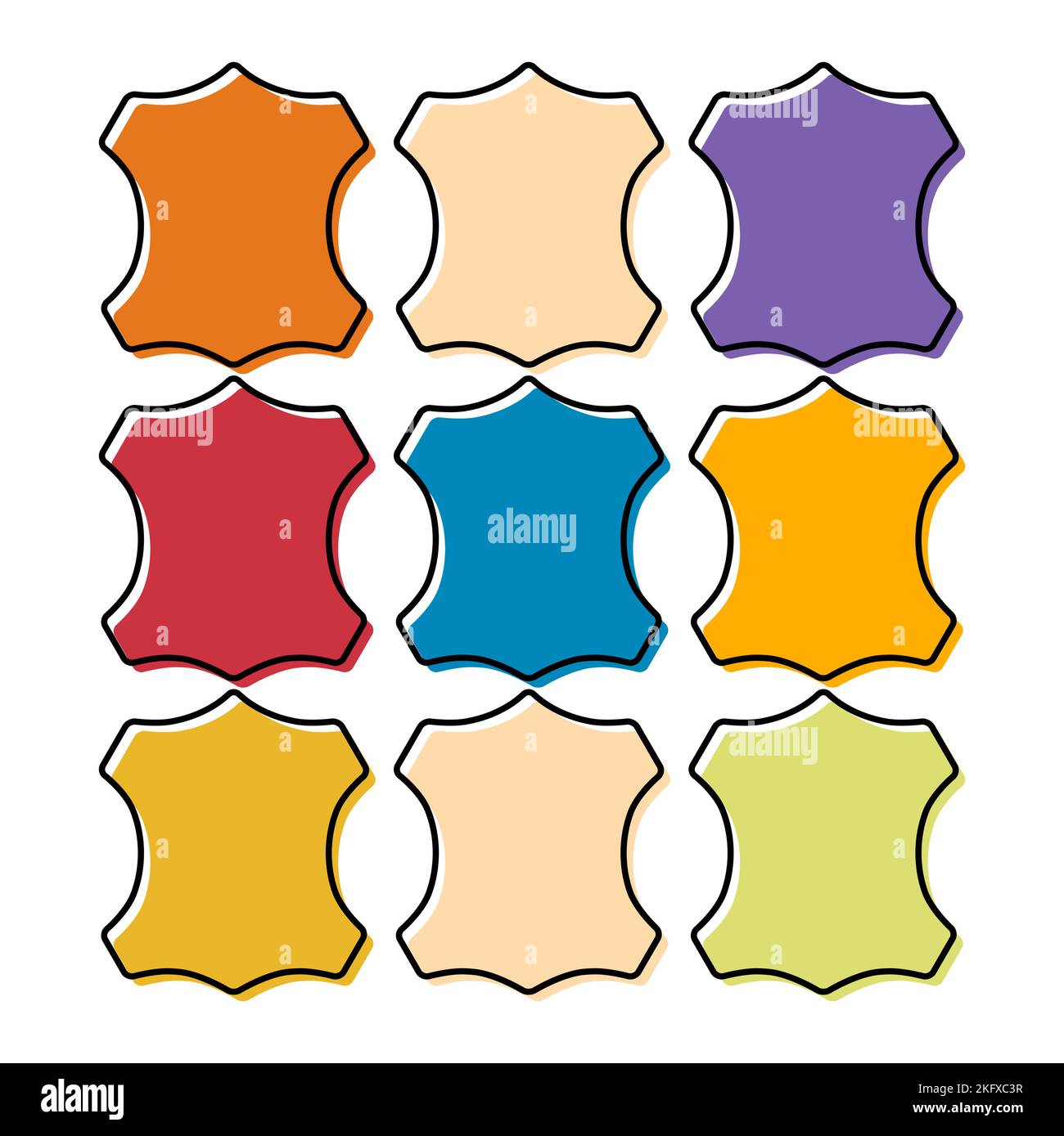 Leather cutting Stock Vector Images - Alamy