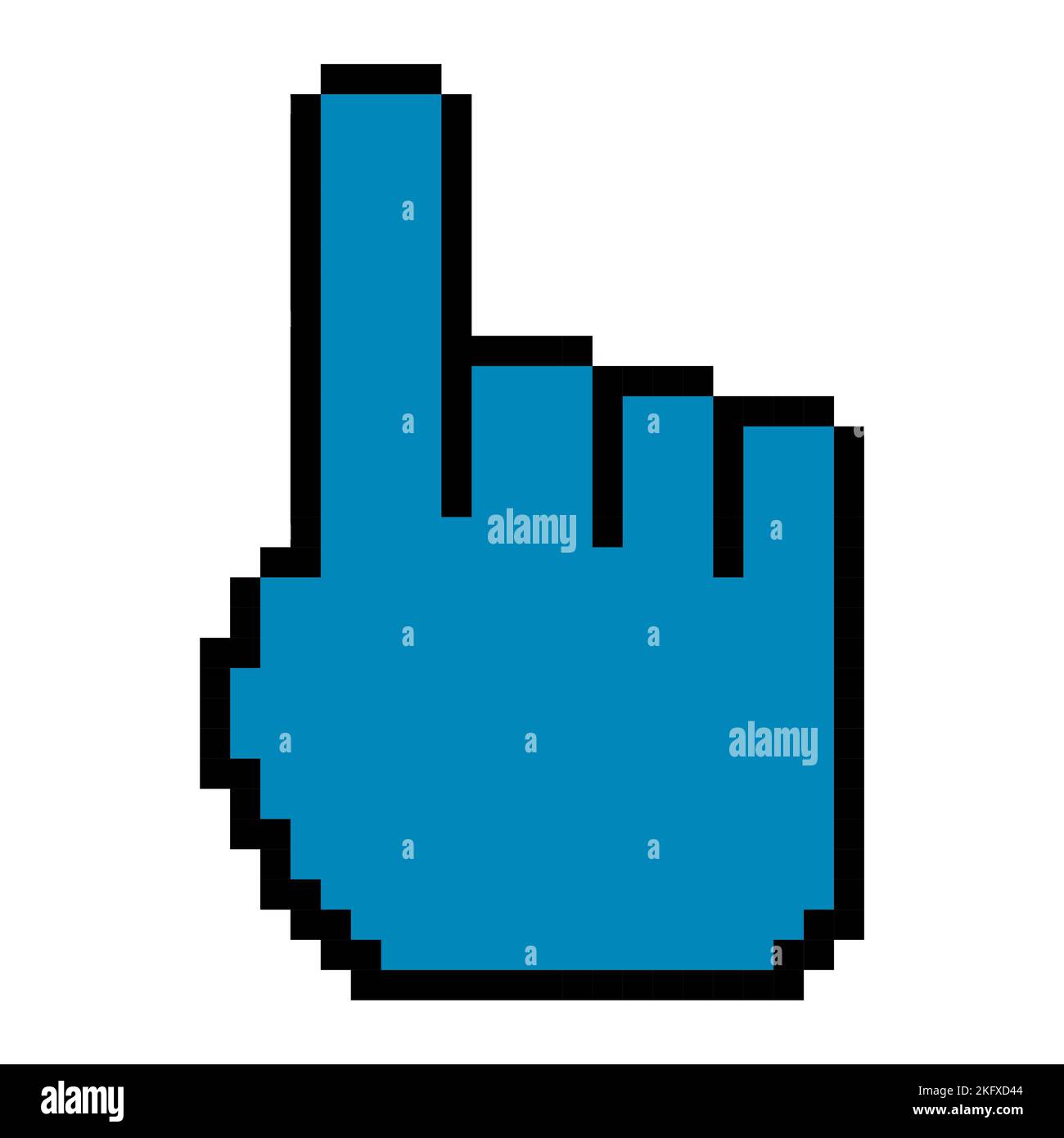 Mouse cursor pixel icon, web click symbol, computer pointer vector ...