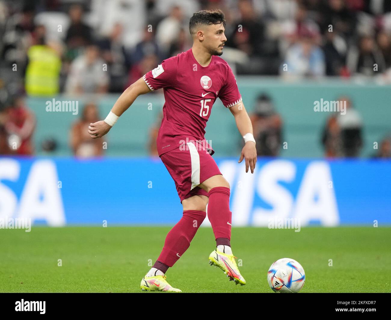 Alrawi Bassam of Qatar during the Qatar 2022 World Cup match, group A ...