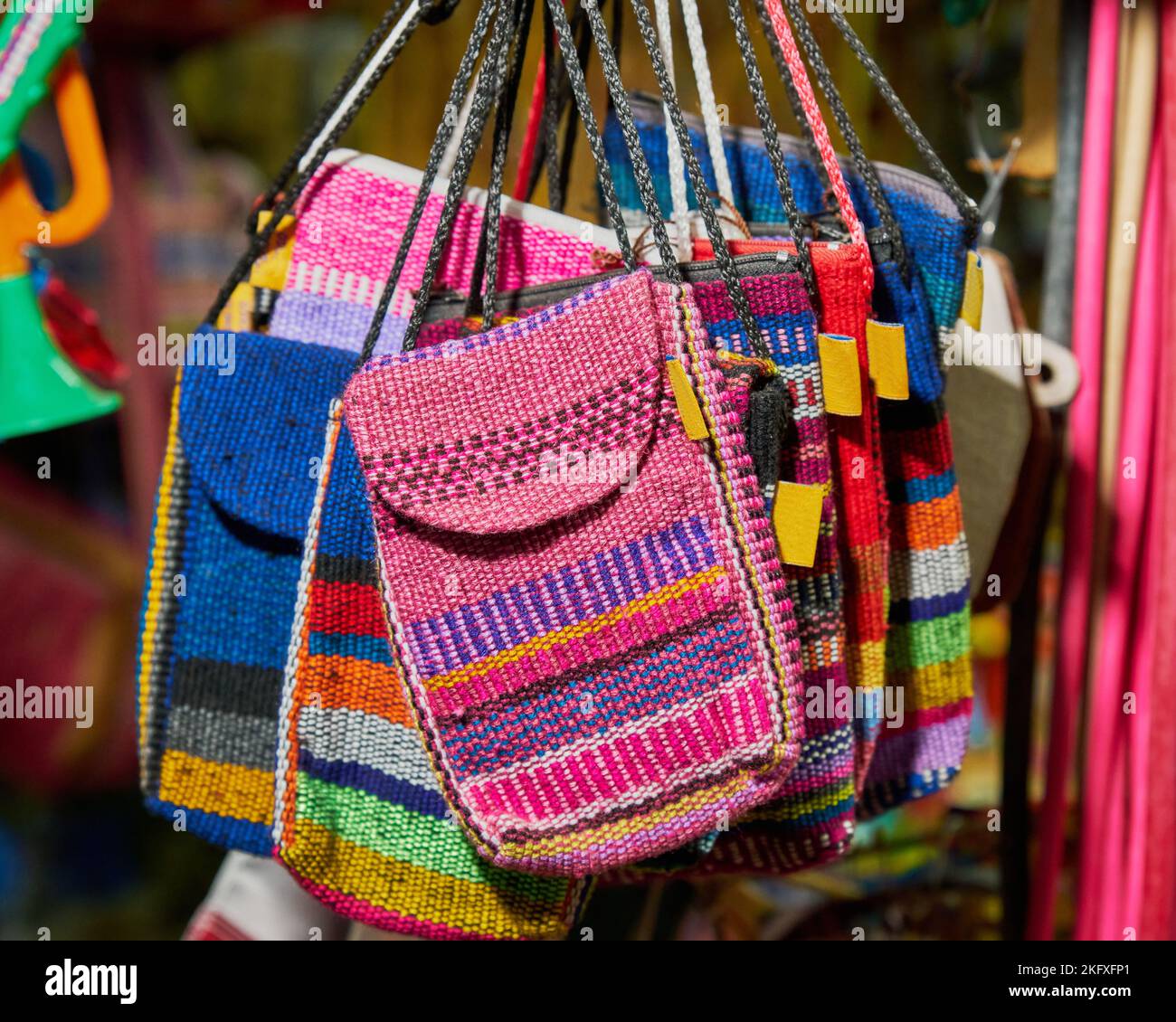 handmade handmade backpack with ecological style Stock Photo Alamy