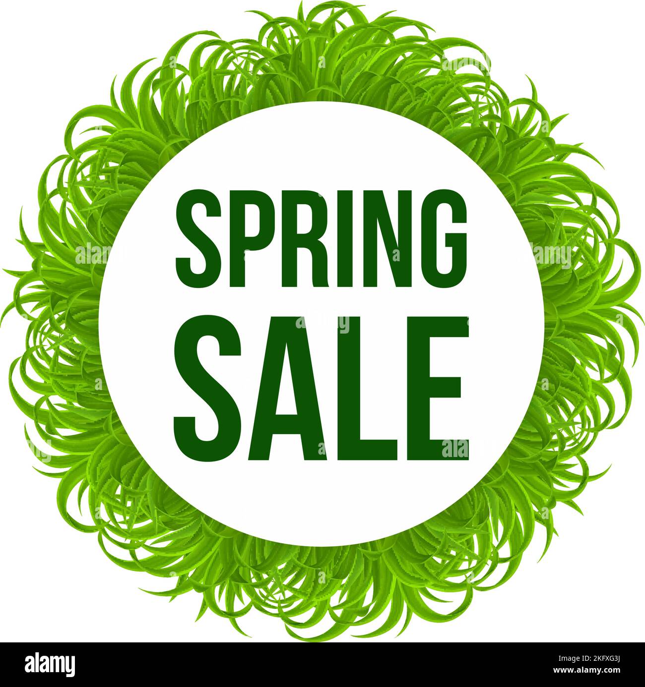 Spring sale sign round hi-res stock photography and images - Alamy