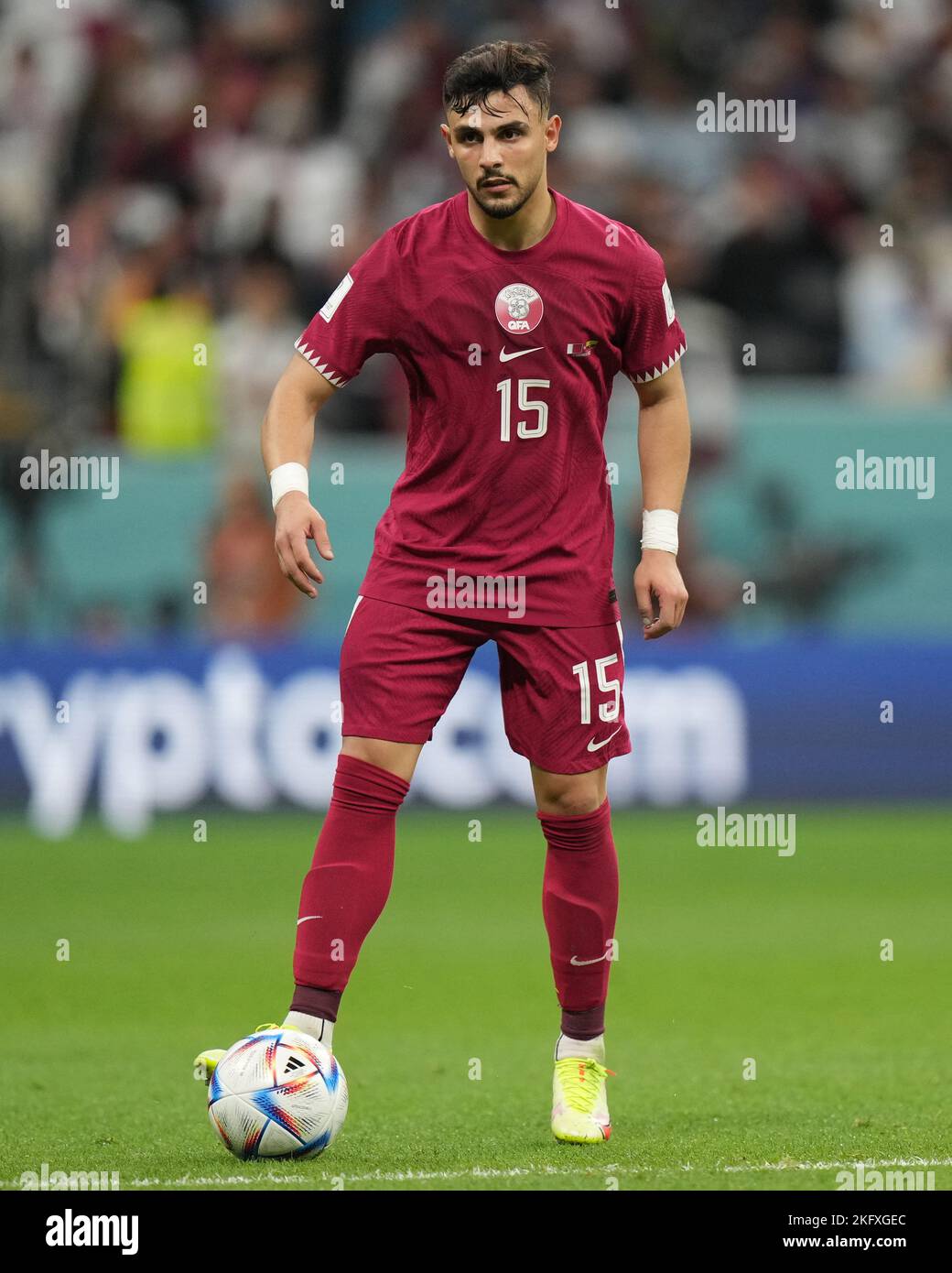 Alrawi Bassam of Qatar during the Qatar 2022 World Cup match, group A ...