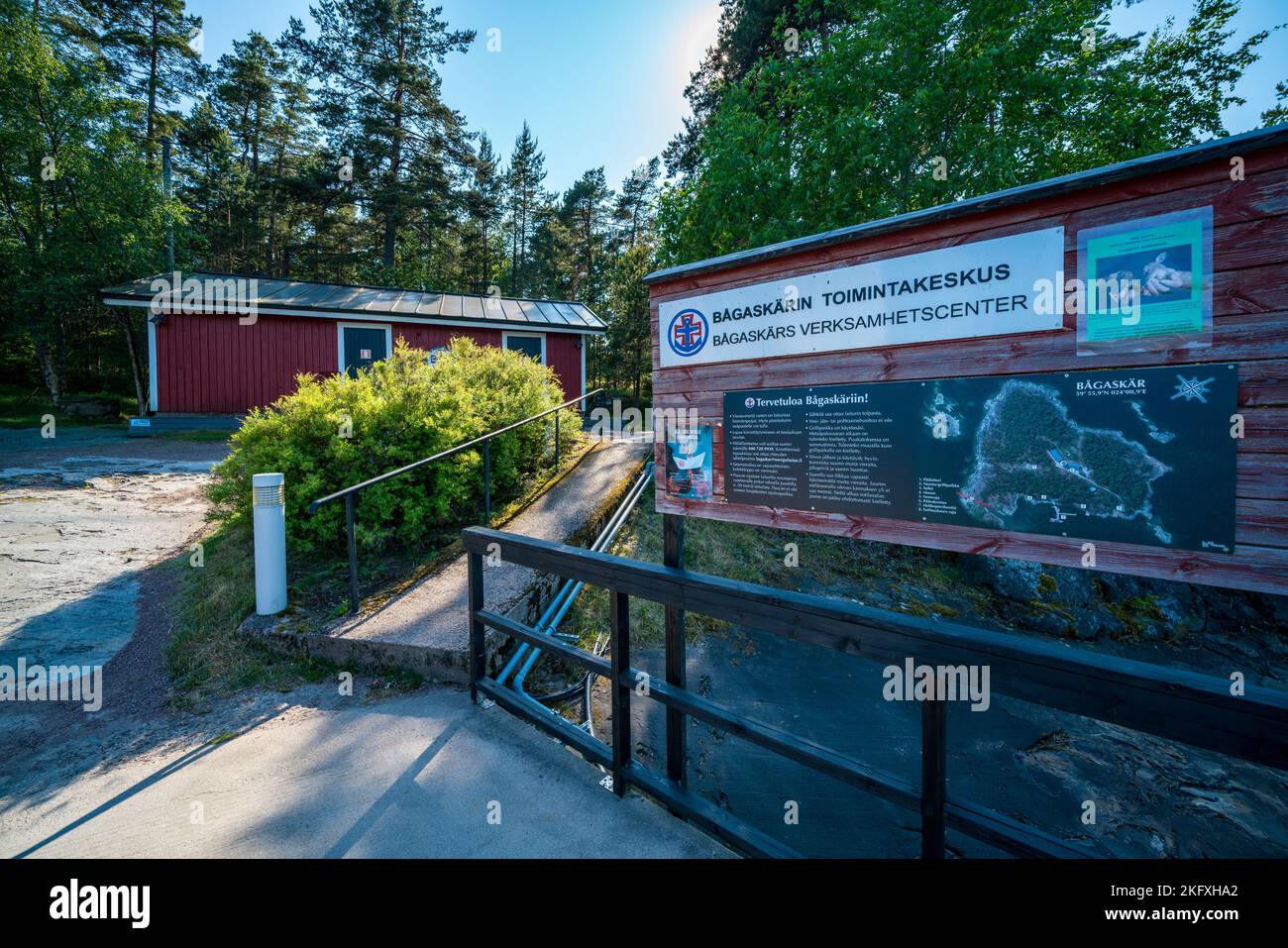 At Bågaskär island, Inkoo, Finland Stock Photo