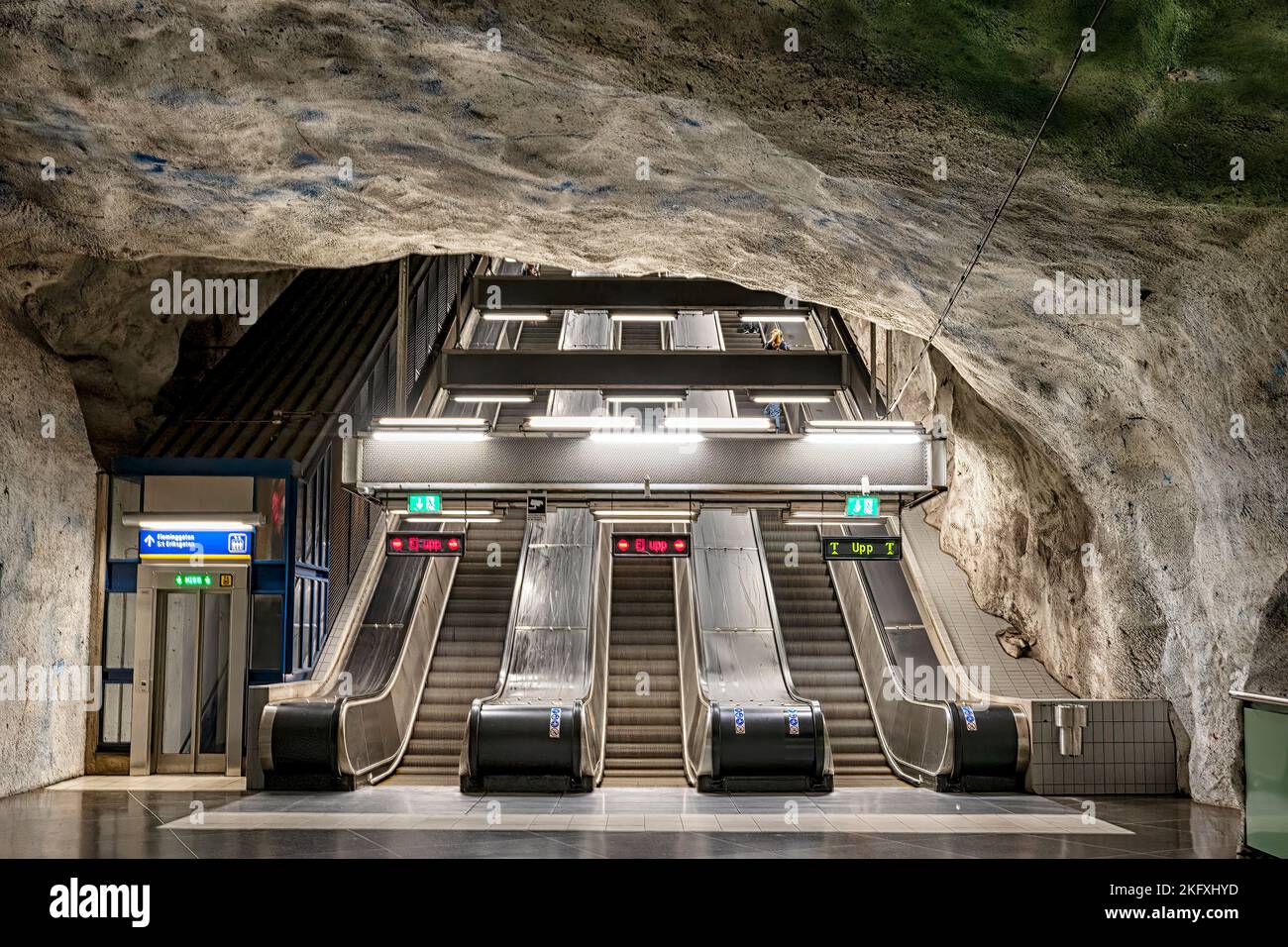 The Fridhemsplan station on the subways in Stockholm, Sweden Stock Photo Alamy
