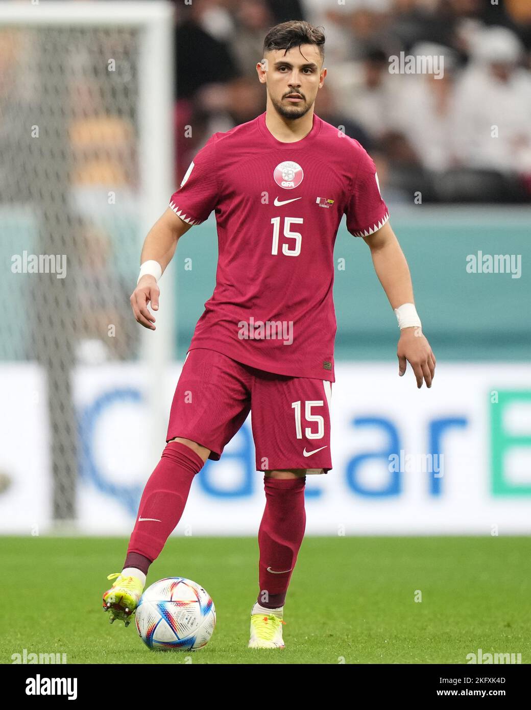Alrawi Bassam of Qatar during the Qatar 2022 World Cup match, group A ...