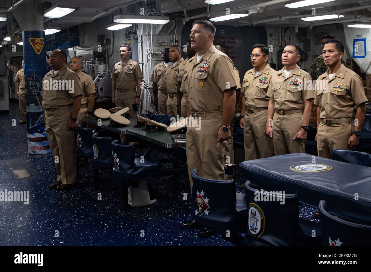 221013NXK0472074 SAN DIEGO (Oct. 13, 2022) The chief’s mess recite