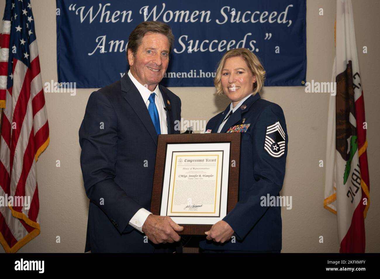 U.S. Air Force Chief Master Sgt. Jennifer Wampler, 60th Medical Group ...