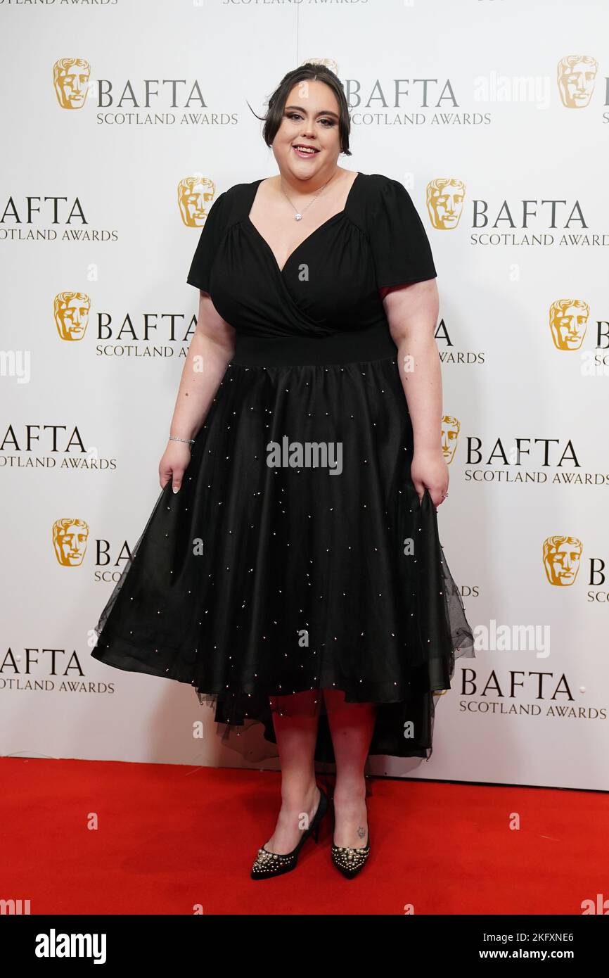 Sharon Rooney arrives at the BAFTA Scotland awards at the DoubleTree By