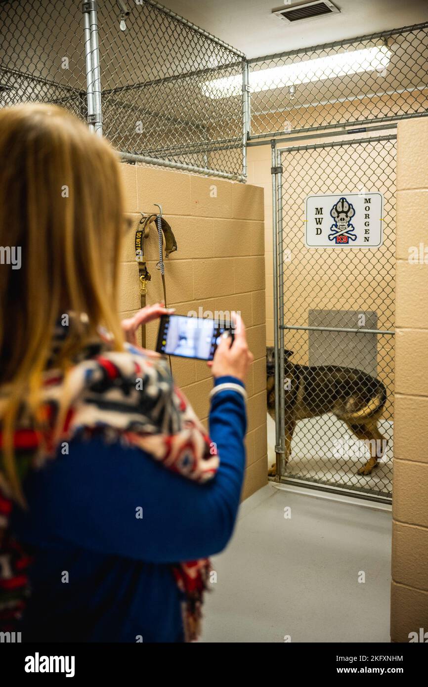 Fairborn Chamber of Commerce members are given a tour Oct. 13 of the 88th Security Forces