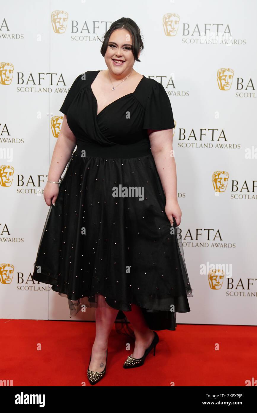 Sharon Rooney arrives at the BAFTA Scotland awards at the DoubleTree By