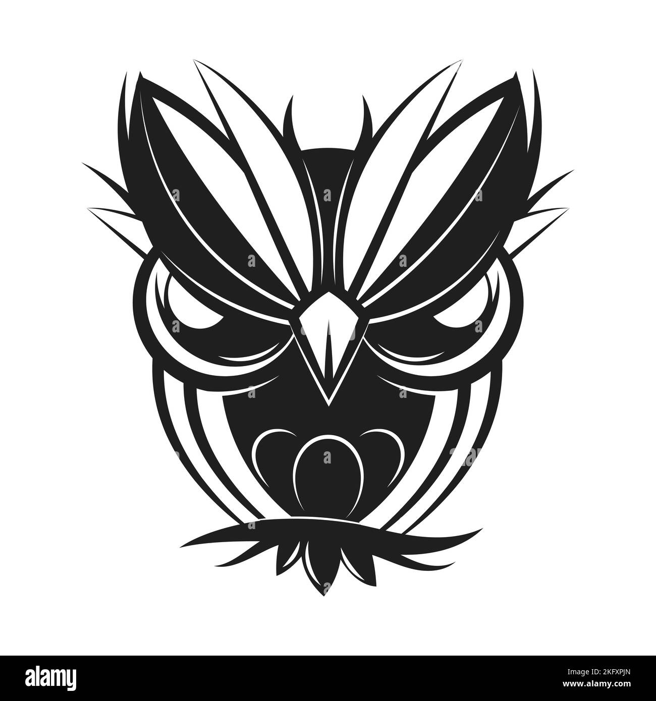 Owl - vector illustration. Icon design on white background Stock Vector ...