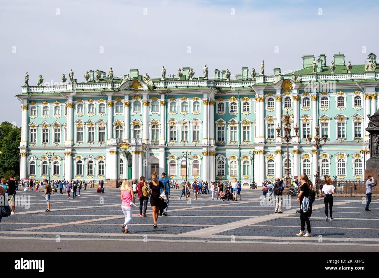 View of the Winter Imperial Palace from Palace Square Stock Photo - Alamy