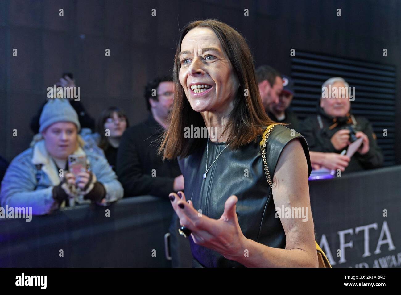 Kate Dickie arrives at the BAFTA Scotland awards at the DoubleTree By Hilton Glasgow Central. Picture date: Sunday November 20, 2022. Stock Photo