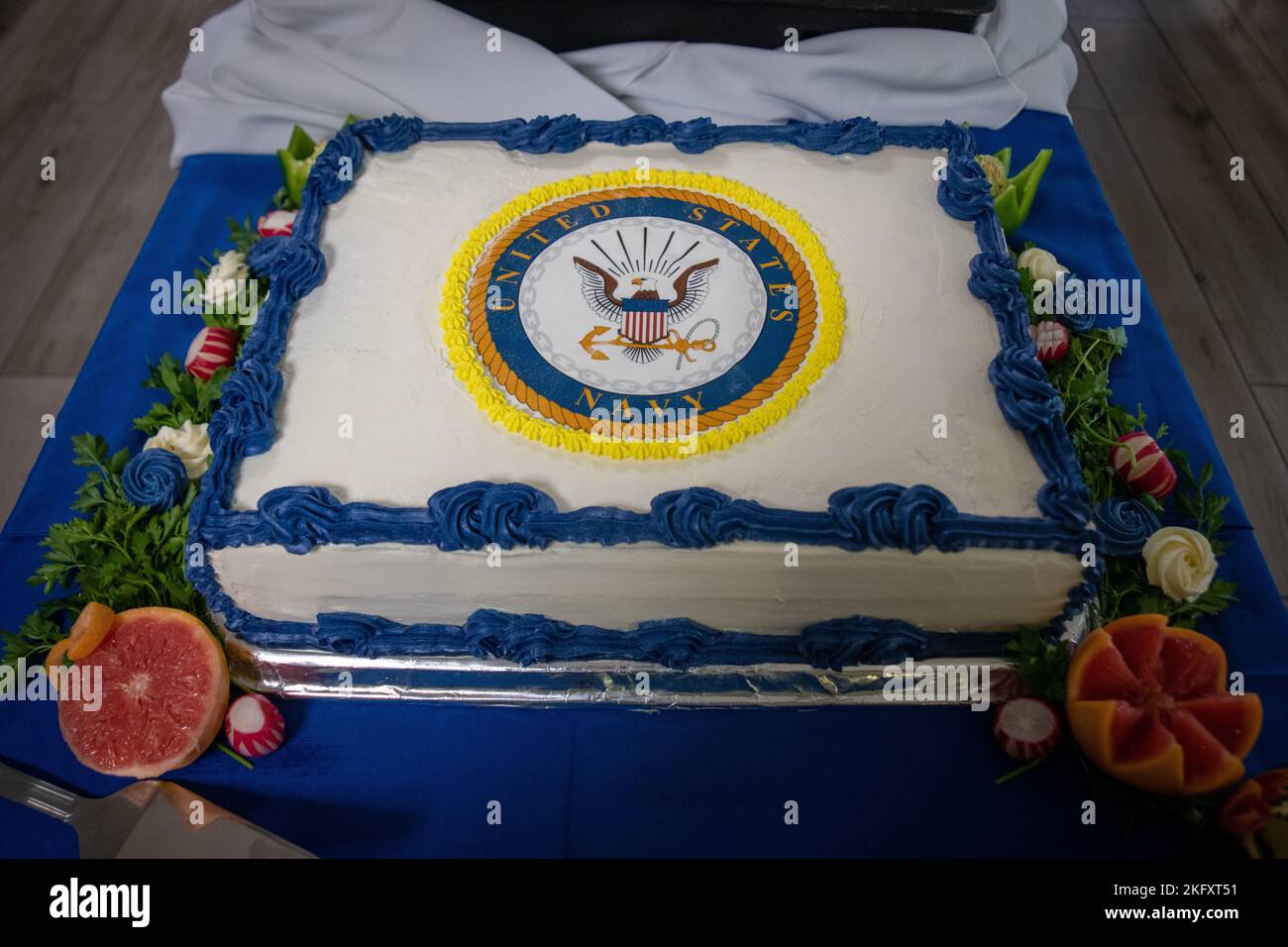 NAVAL SUPPORT ACTIVITY SOUDA BAY, Greece (Oct. 13, 2022) A cake made by ...