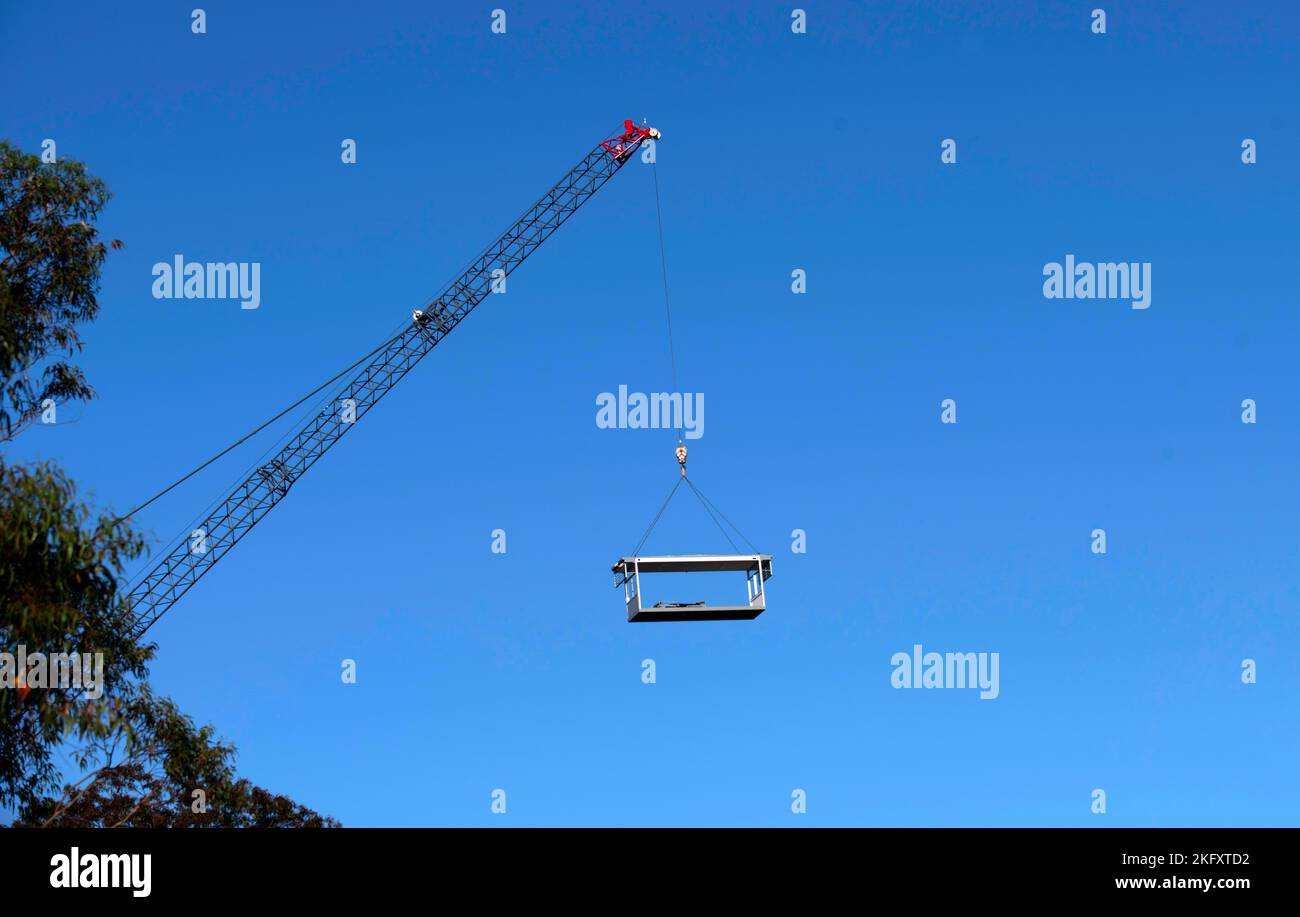 A Construction Crane on a site in Sydney, NSW, Australia (Photo by Tara
