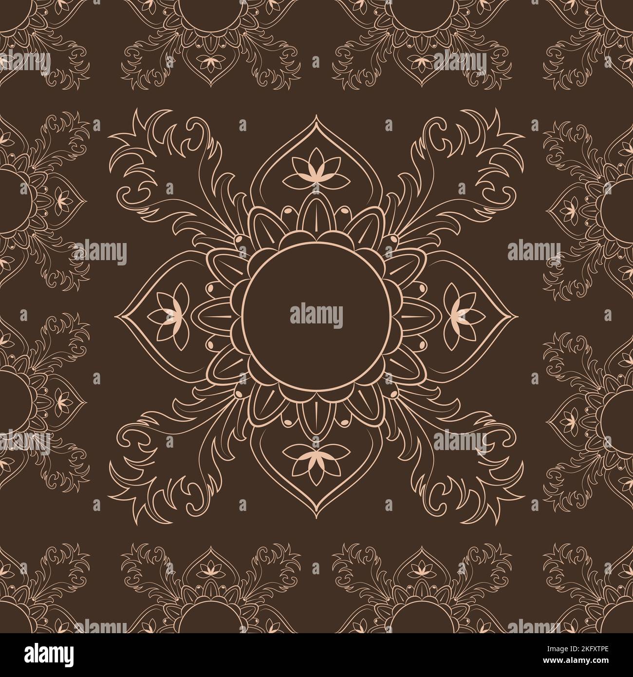 A vector design of abstract mosaic seamless pattern background template ...