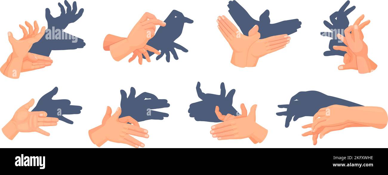 Hand shadow puppet bird Stock Vector Images - Alamy Hand shadow puppet bird Stock Vector Images - Alamy