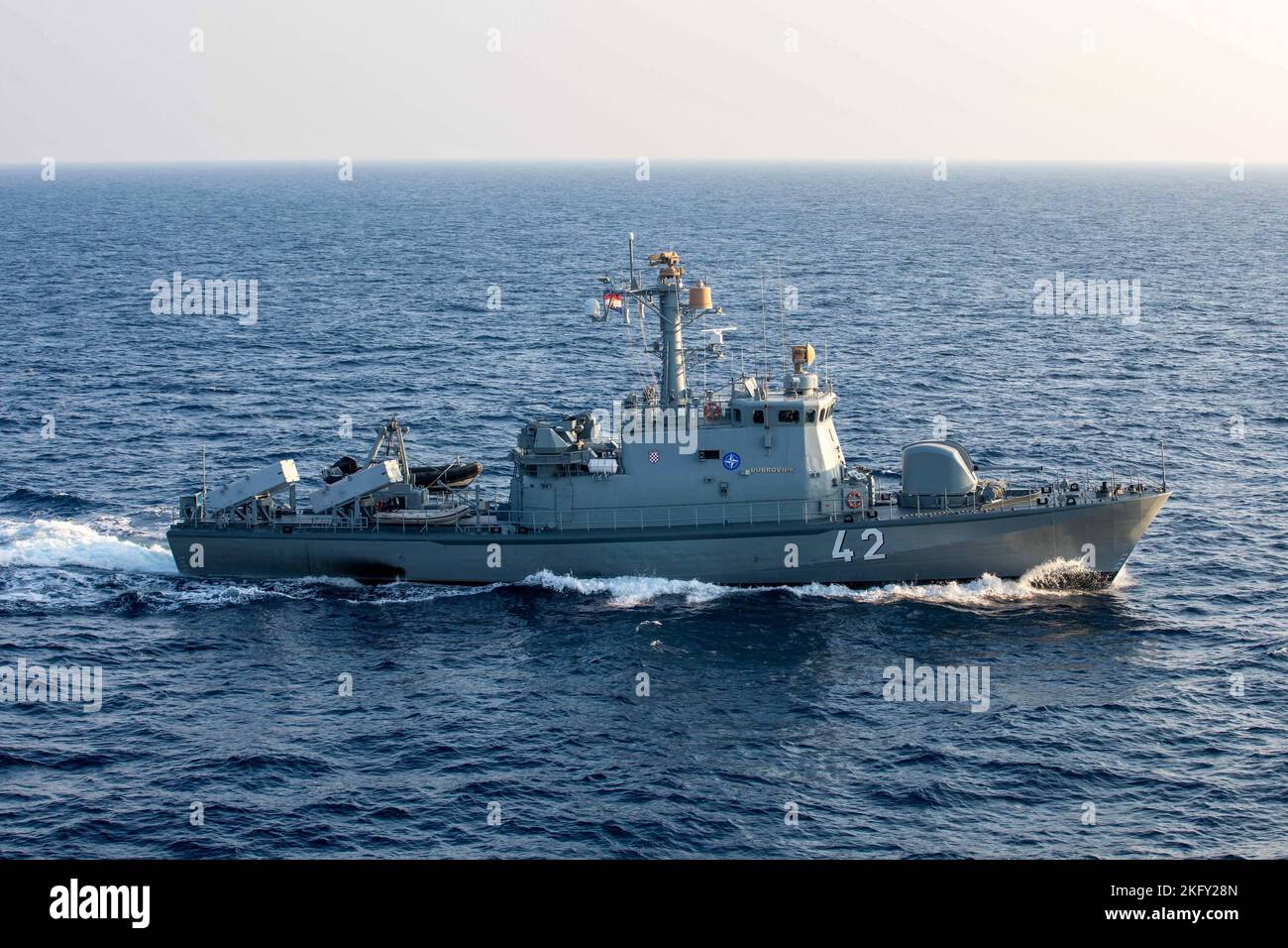 221014-N-TC847-1040 ADRIATIC SEA (Oct. 14, 2022) The Croatian missile ...
