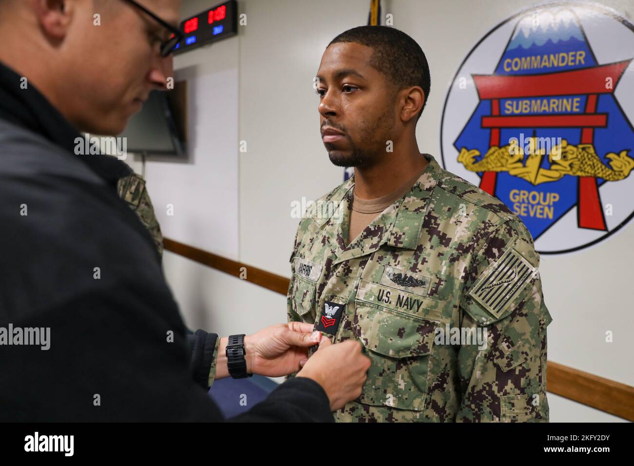 YOKOSUKA, Japan (Oct 6, 2022) Yeoman Submarines 1st Class Lamar Harris