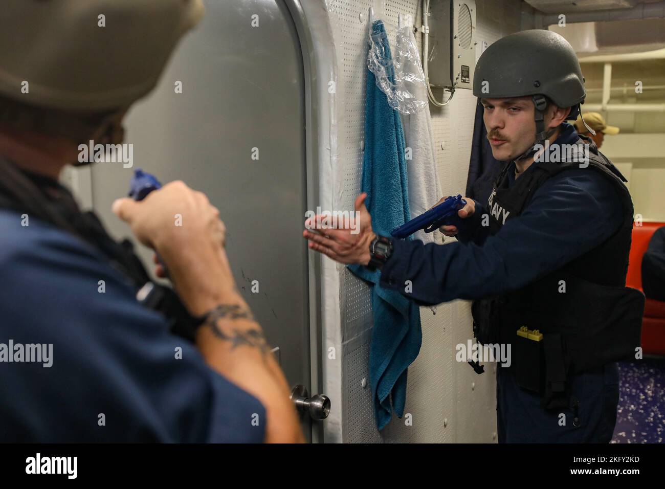 South china sea oct 14 2022 interior communications electrician 2nd