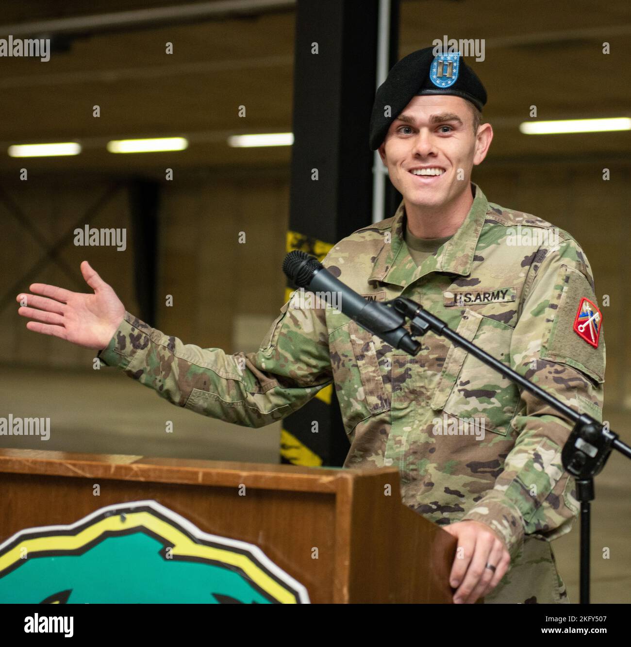 U.S. Army Capt. Zachary B. Griffin, 42d Transportation Company ...