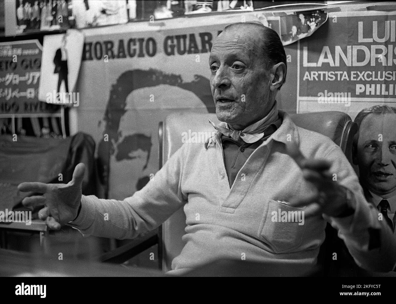 Julián Centeya, Italian-Argentine, poet, reciter and tango lyricist. His real name was Amleto Enrique Vergiati, Buenos Aires, Argentina Stock Photo