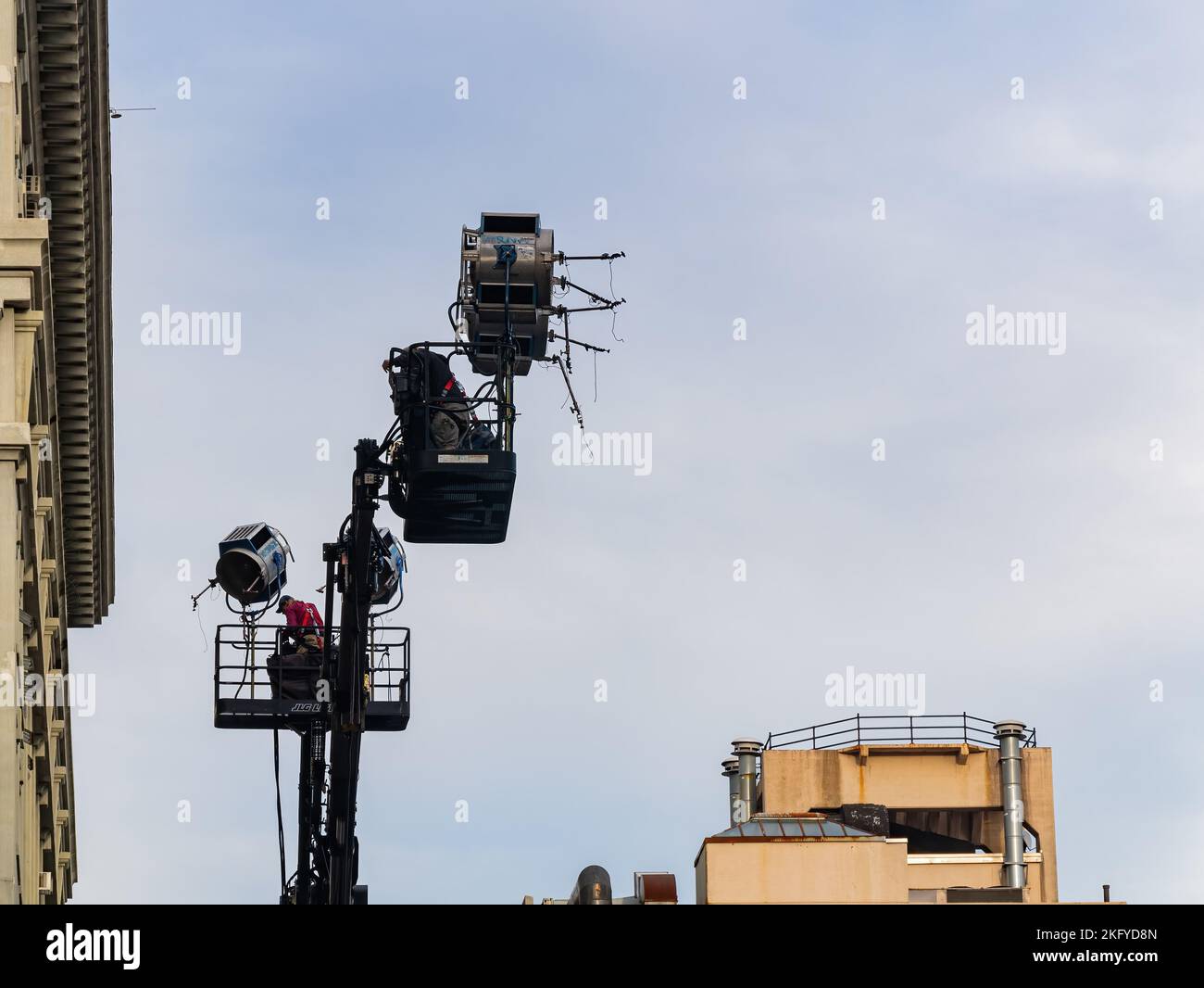 Jlg lift hi-res stock photography and images - Alamy