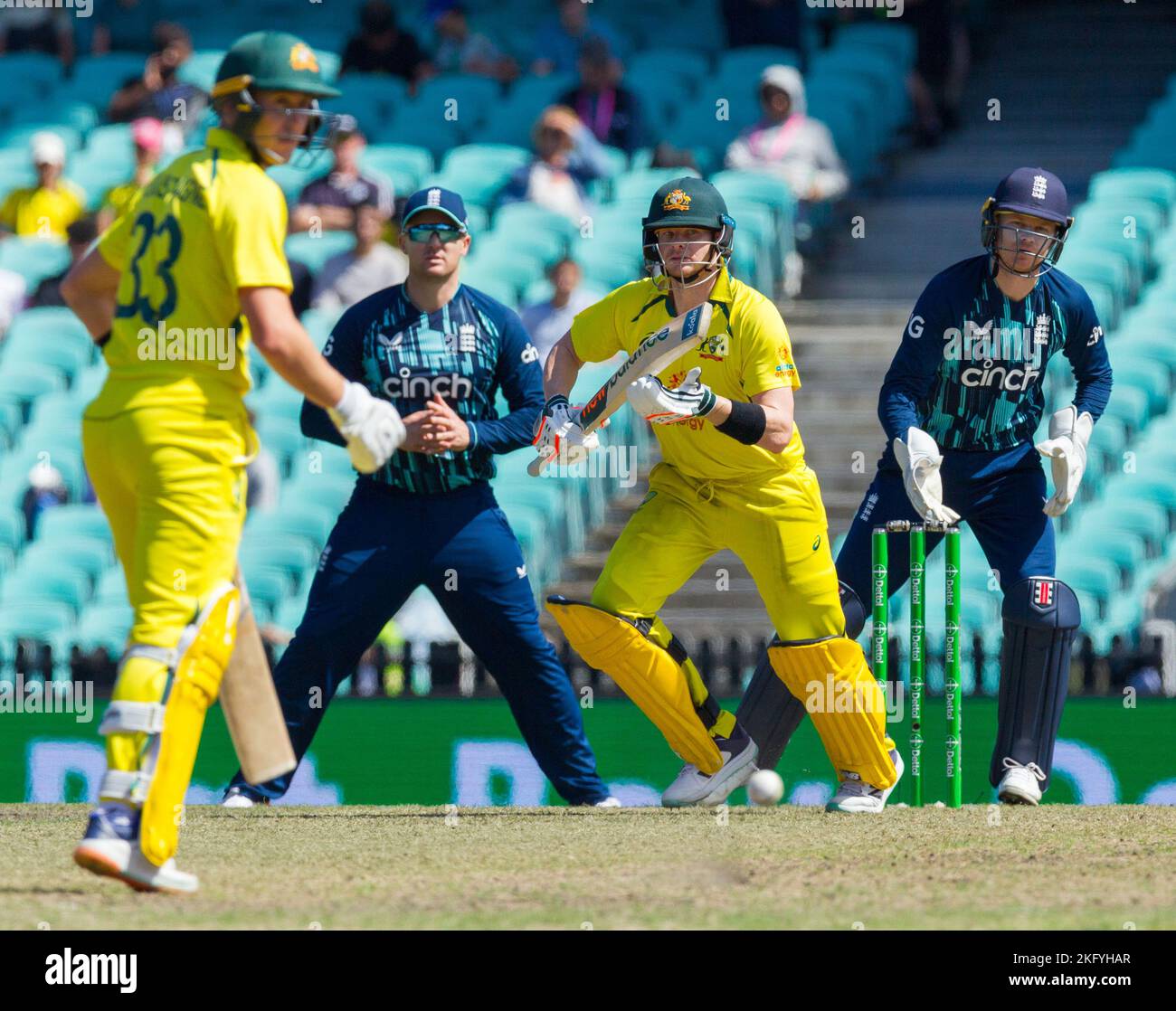Sydney, Australia. 19 Nov 2022. Australia v. England cricket match in