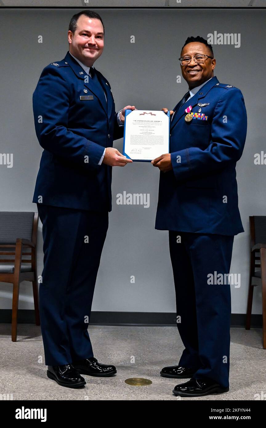Col. Michael Parks and Col. Bradford, the 507th Air Refueling Wing ...