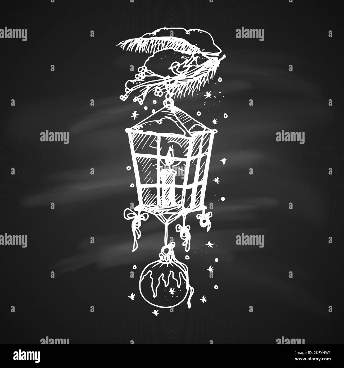 Happy new year white chalk Black and White Stock Photos & Images - Alamy
