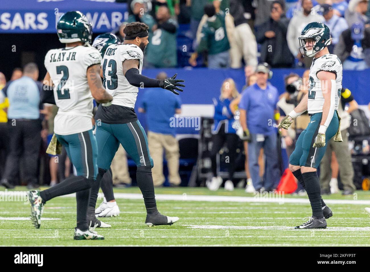 Philadelphia Eagles safety Reed Blankenship (32) looks on during