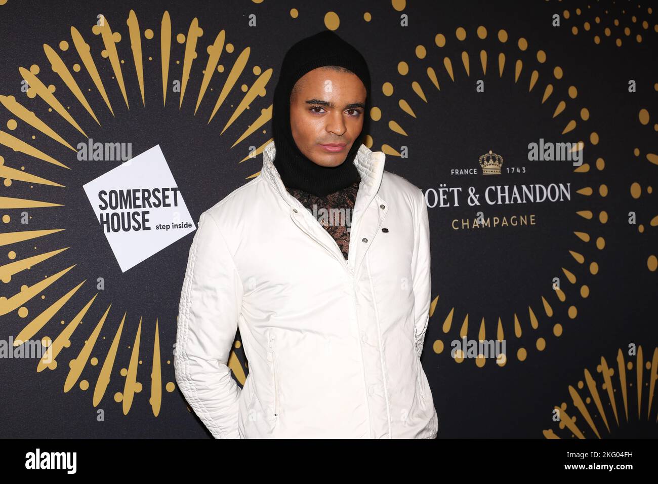 Layton Williams  aattends Skate at Somerset House with Moët & Chandon Stock Photo