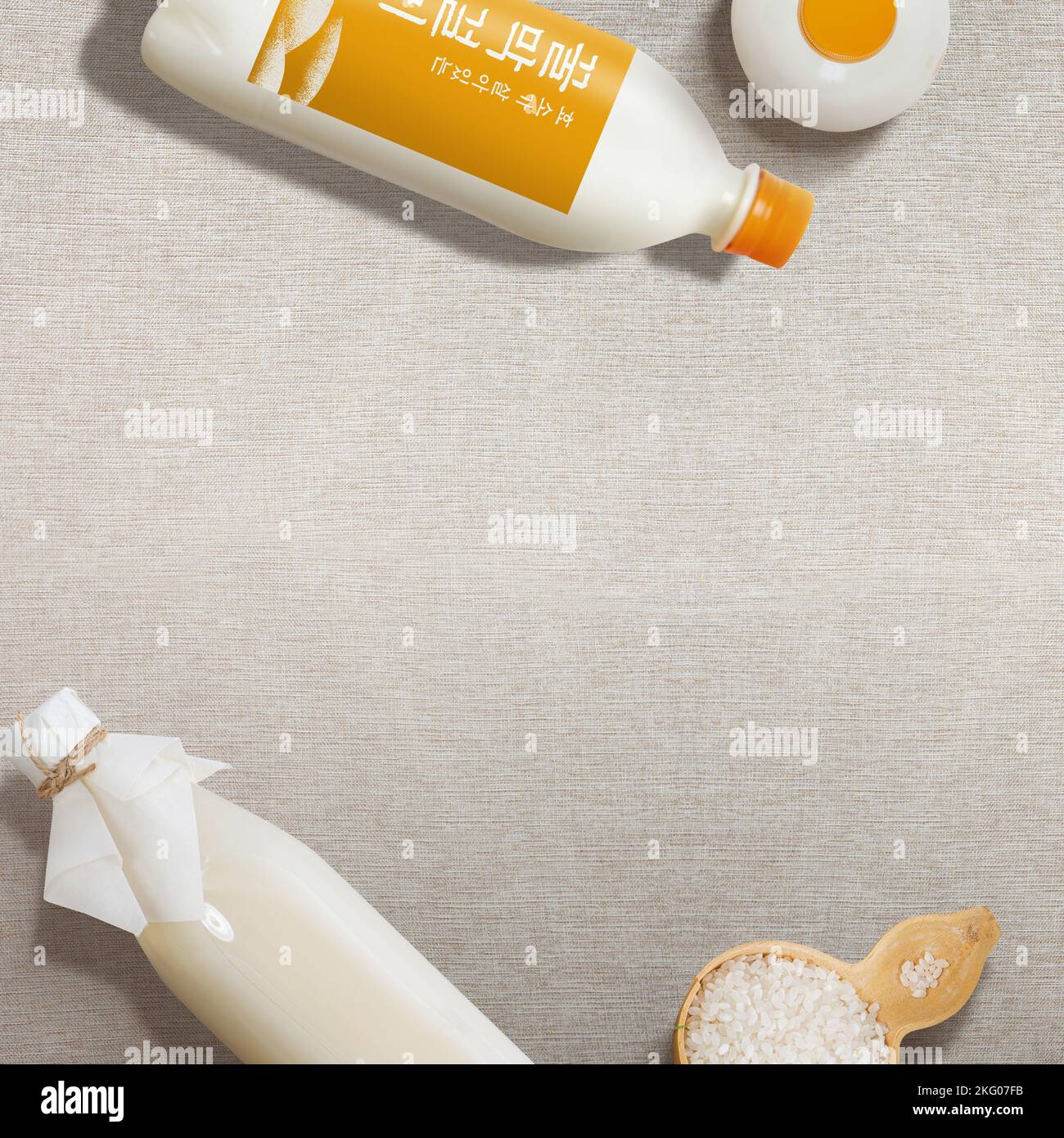 subscription, regular delivery service korean alcoholic beverages Stock