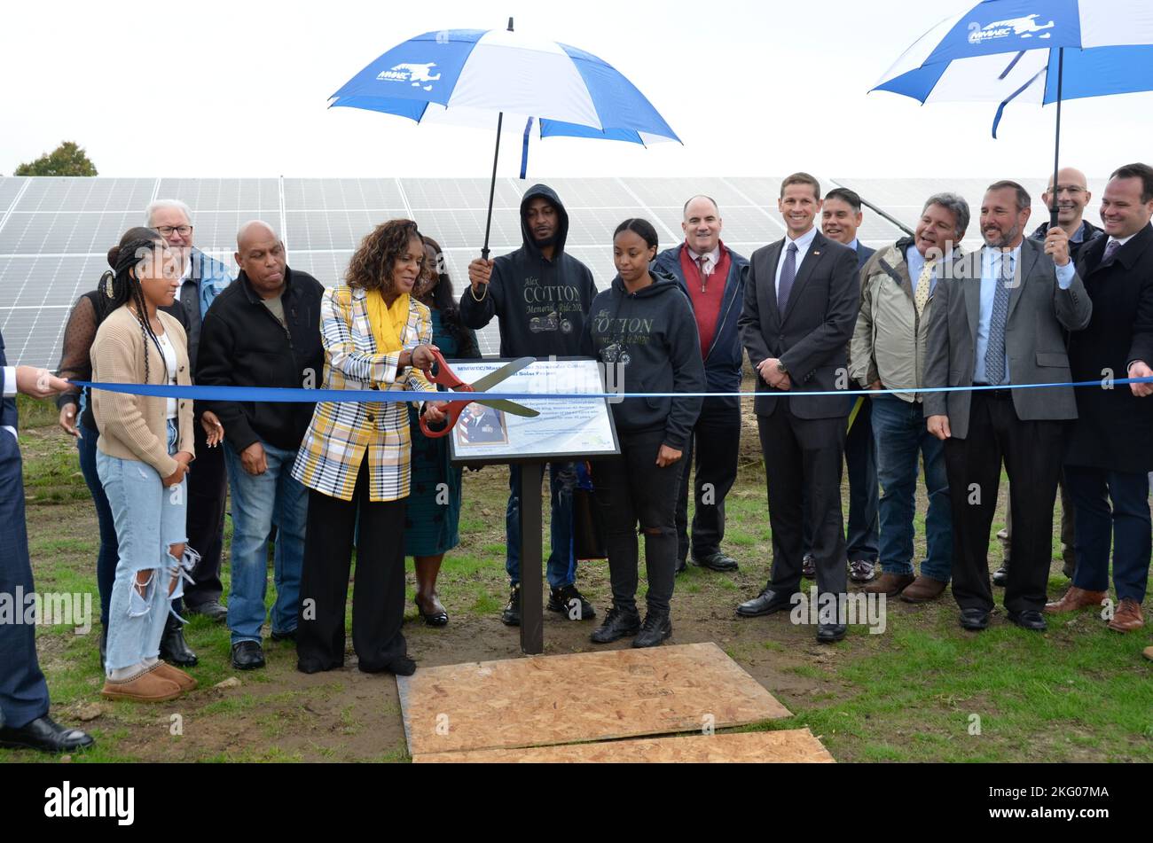 A shining dedication for a shining Westover Airman Family and friends