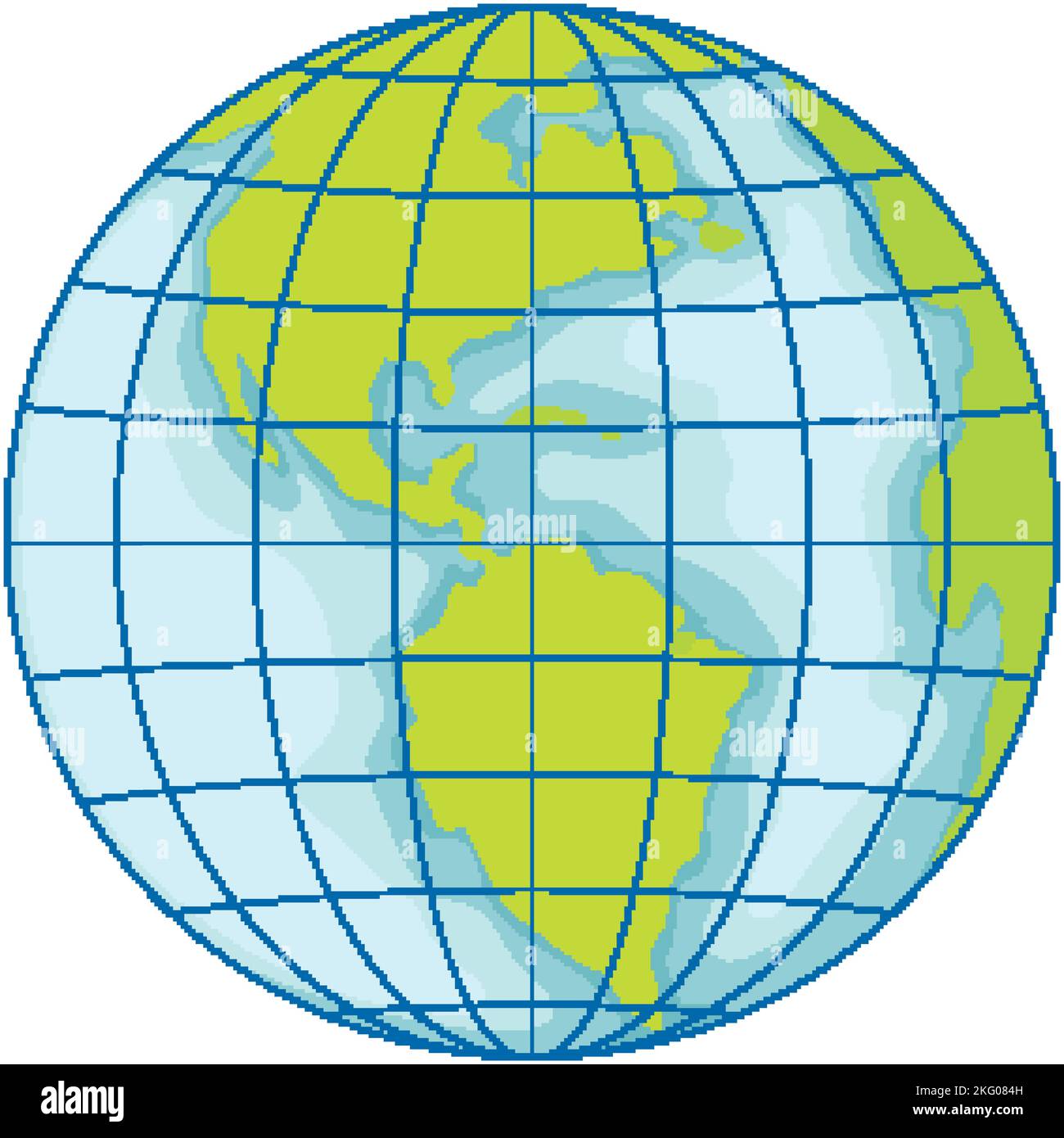 Earth globe icon on white background illustration Stock Vector Image ...