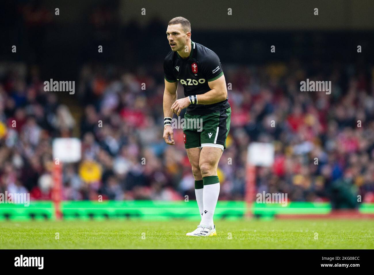George North of Wales during the 2022 Autumn Nations Series, rugby ...
