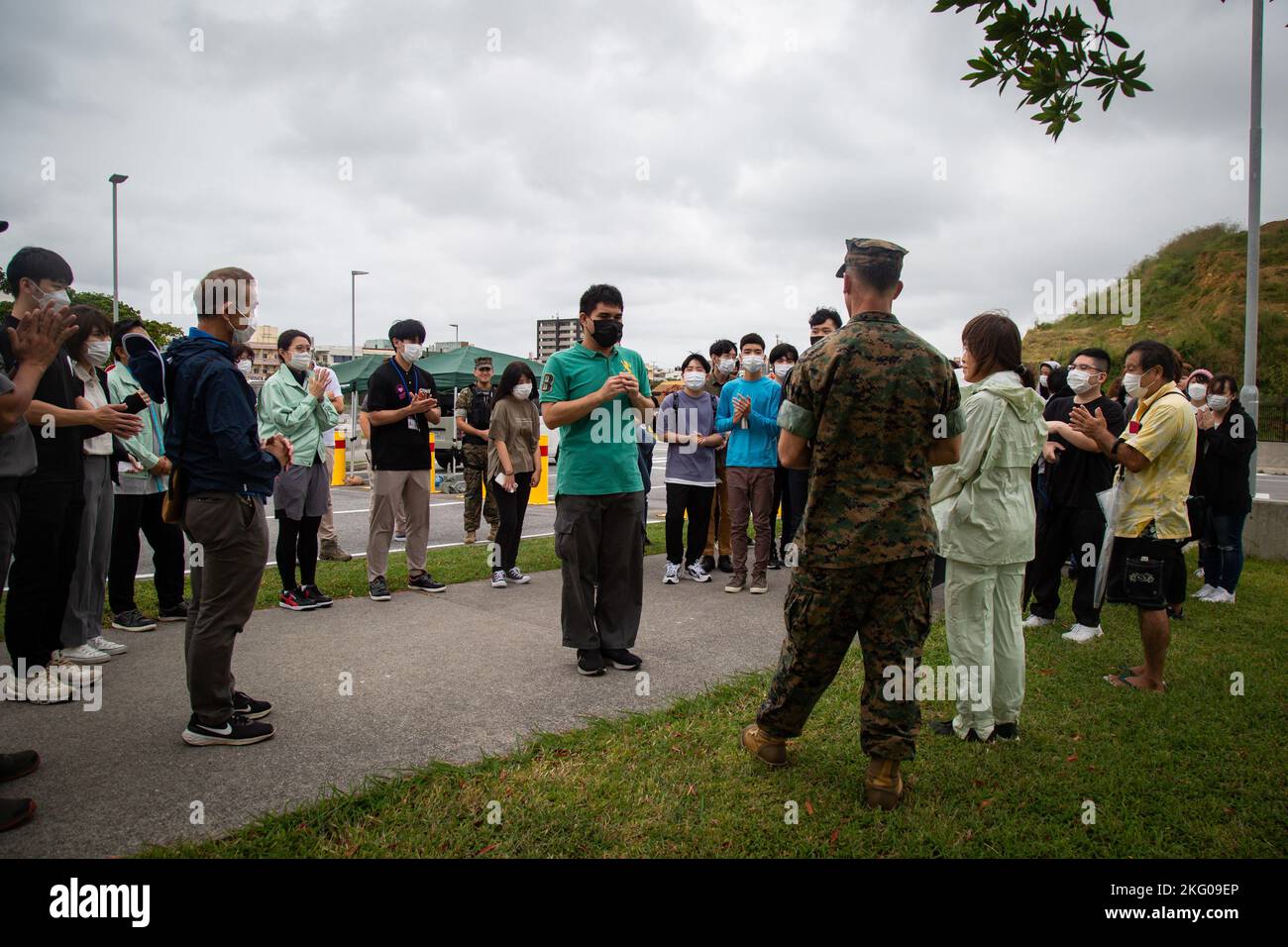 U.S. Marines with Marine Corps Installations Pacific, Marine Corps Base ...