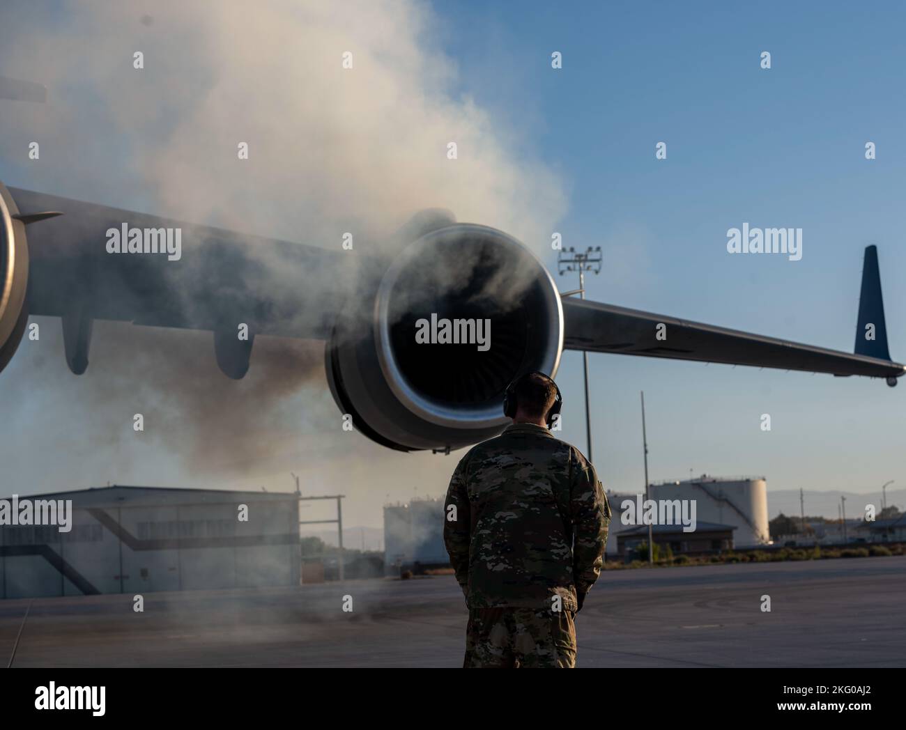 Maintenance professionals from Joint Base LewisMcChord, WA, prepare C
