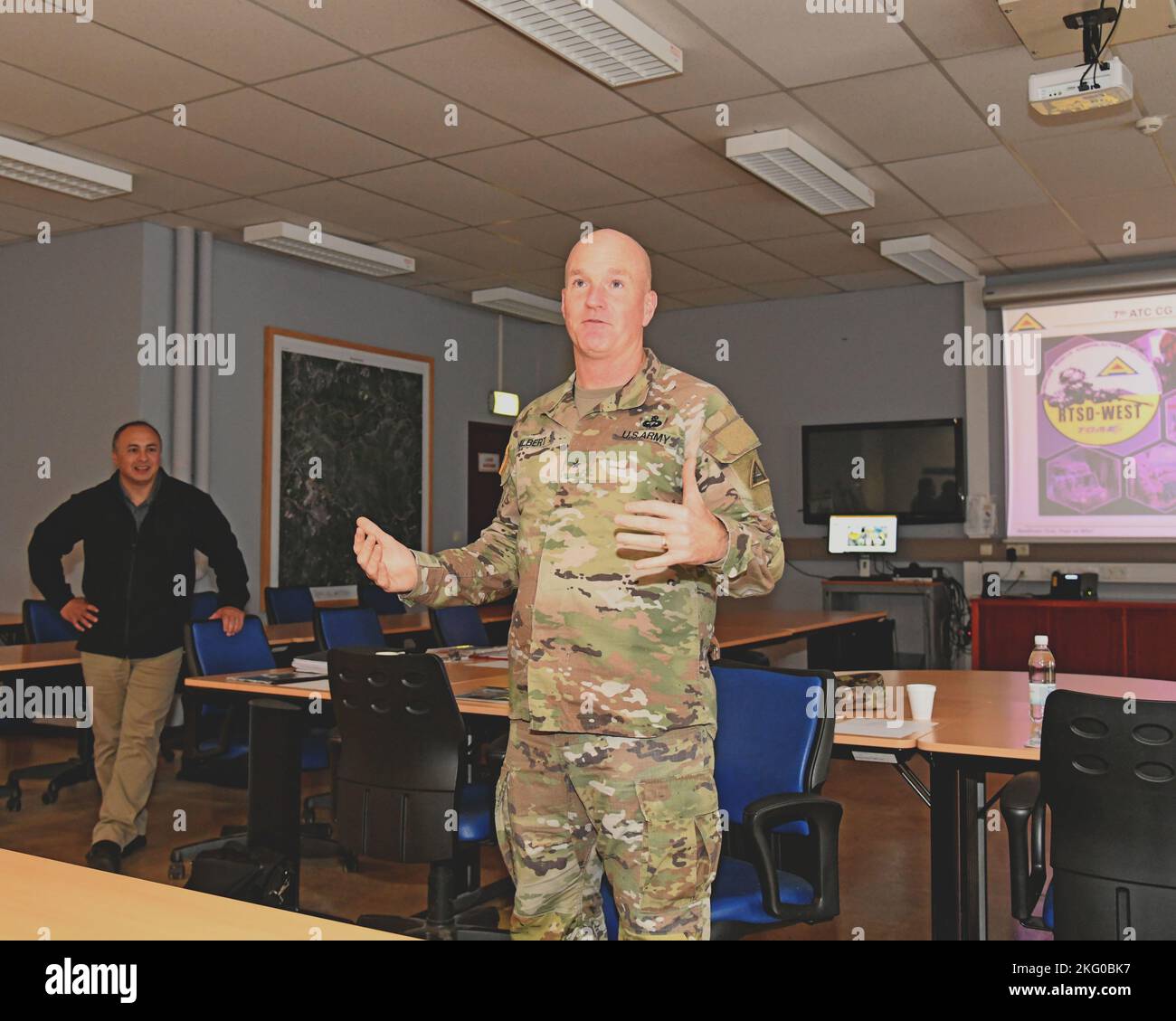 Brig. Gen. Joseph E. Hilbert, commanding general for the 7th Army