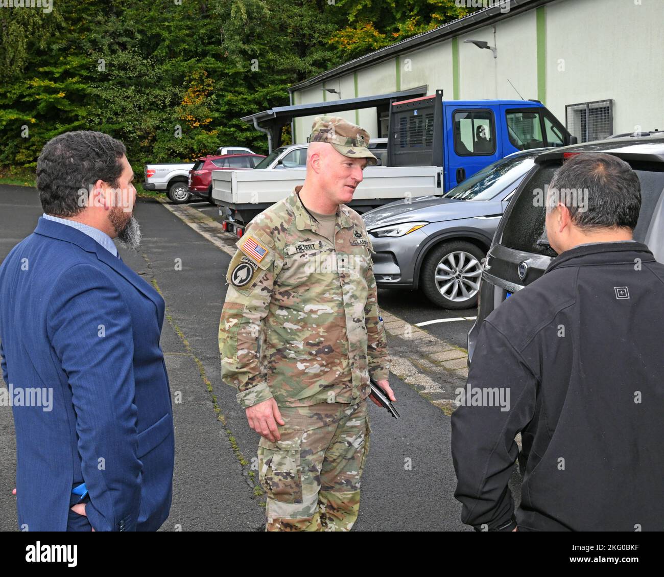 Brig. Gen. Joseph E. Hilbert, commanding general for the 7th Army