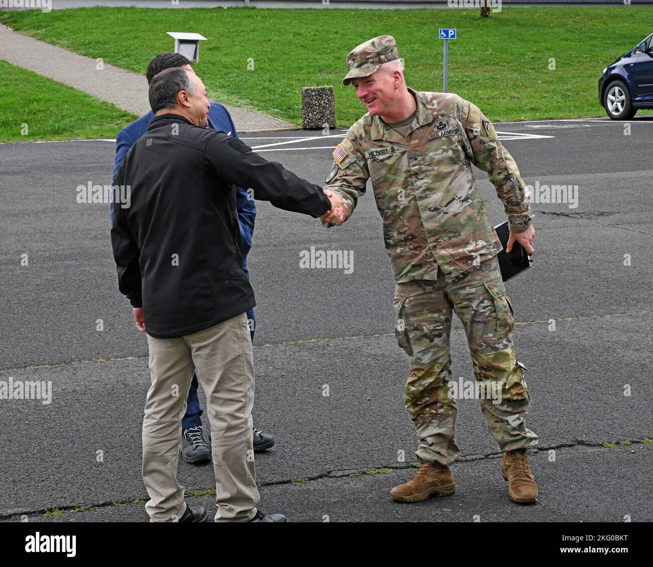 Brig. Gen. Joseph E. Hilbert, commanding general for the 7th Army