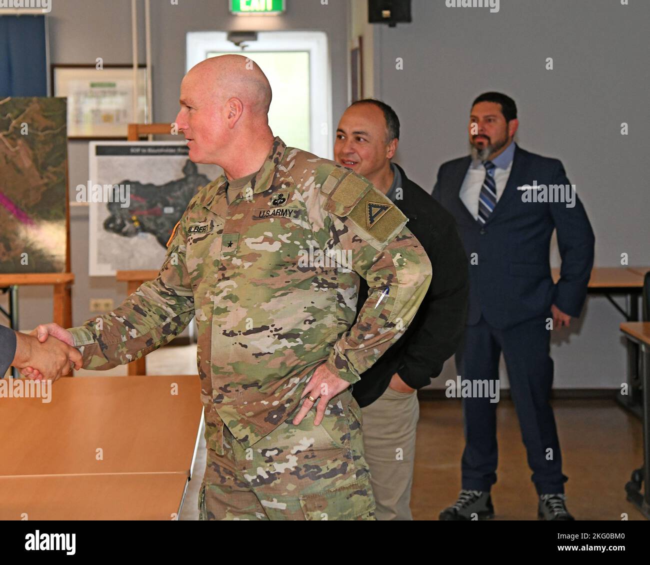 Brig. Gen. Joseph E. Hilbert, commanding general for the 7th Army