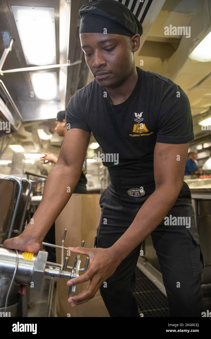 Culinary Specialist 2nd Class Royal Foster, from Baltimore, Maryland